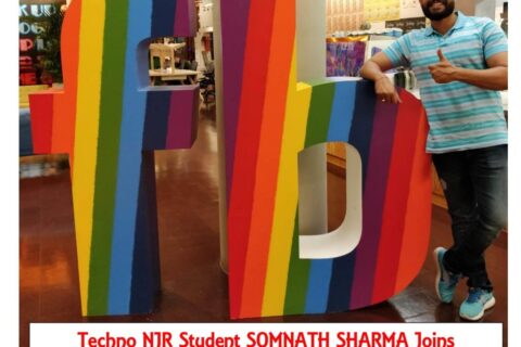 Techno NJR Alumnus Somnath Sharma Joins Facebook, London, UK @ Rs.1 Crore/ annum