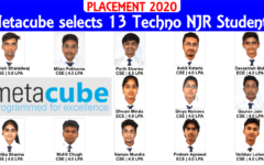 [ PLACEMENT 2020 ] Metacube selects 13 Techno NJR Students