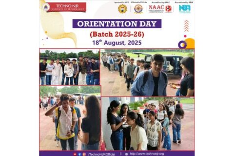 Techno NJR Welcomes Batch 2025–26 on Orientation Day
