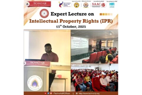 Expert Lecture on Intellectual Property Rights Conducted at Techno NJR Institute of Technology