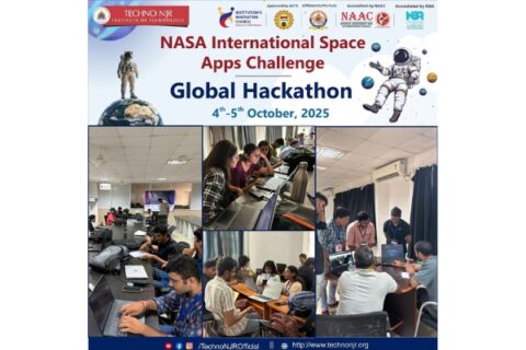 Techno NJR Hosts NASA International Space Apps Challenge 2025 — Students Innovate for a Better Tomorrow